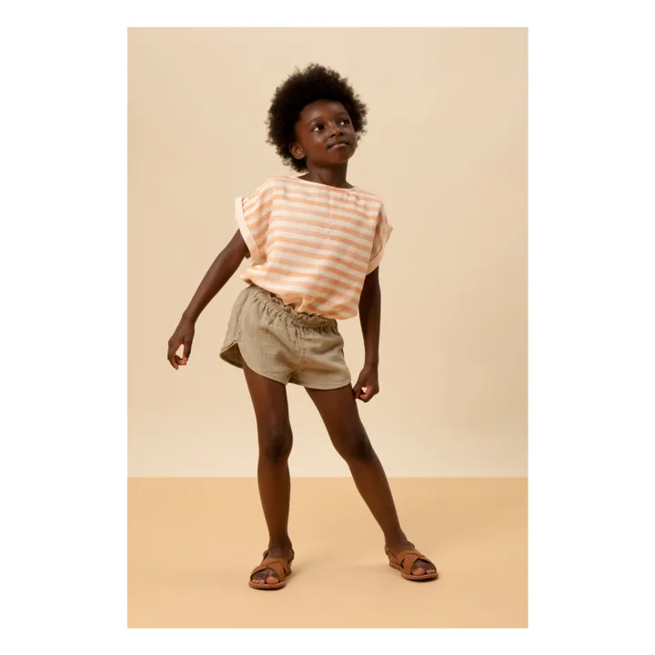 Studio Bohème Blouse Praslin Rayée | Rose