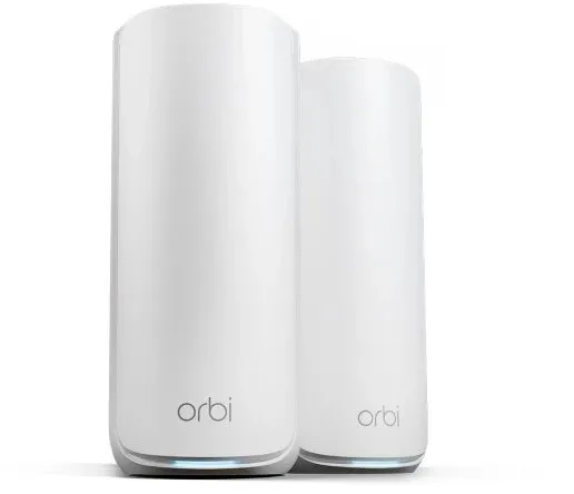 NETGEAR Orbi 870 Series RBE872 - Wi-Fi-system - (router, forlænger) - op til 6000 sq.ft - mesh 10GbE, 2.5GbE, Wi-Fi 7 - Wi-Fi 6 - Multi-Band