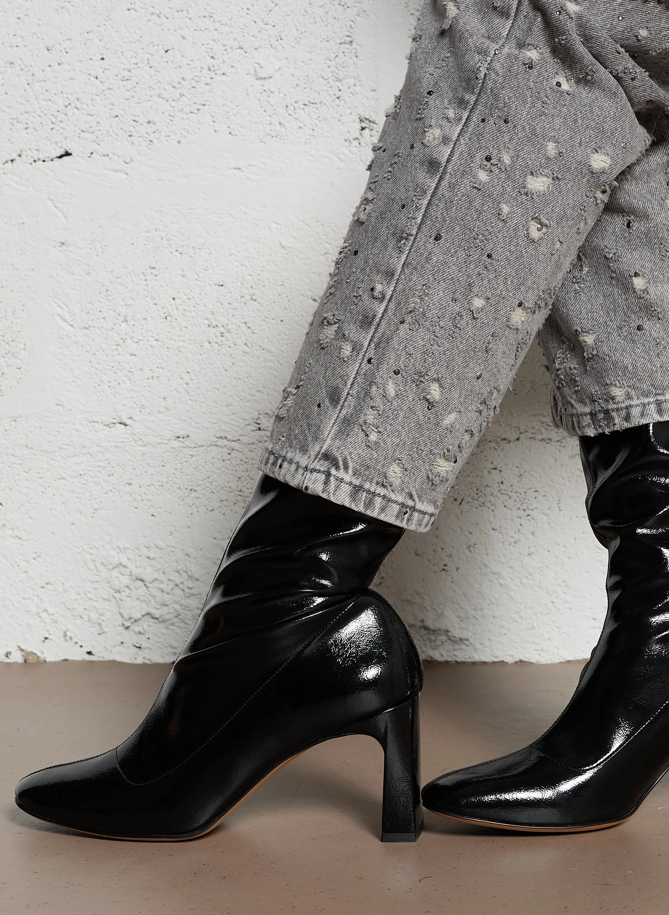 RUTH - Bottes vernies | Noir