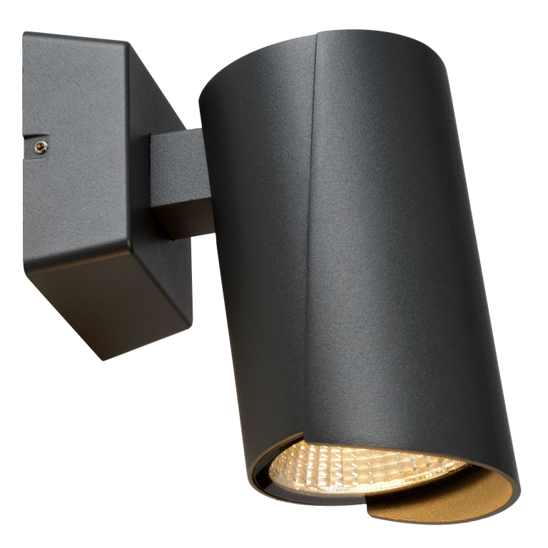 Lucide Manal wandlamp LED buiten IP65 zwart