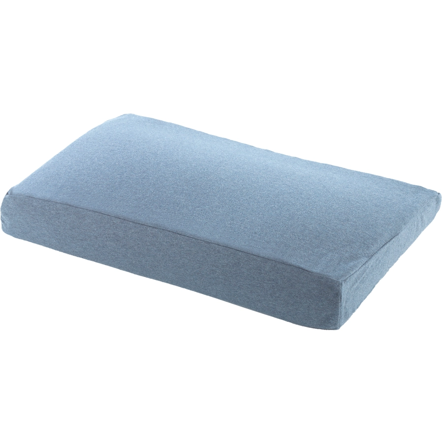 THERALINE Bezug für Kinderkopfkissen Melange BlauGrau Bamboo Collection