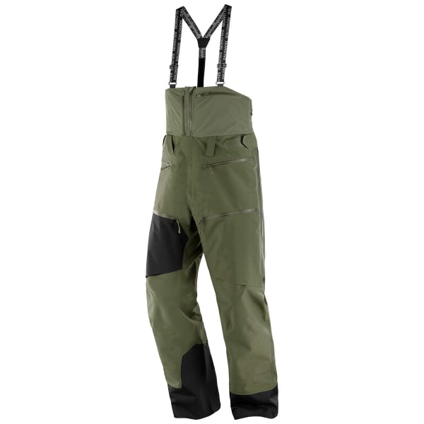 Pantalon de ski SALOMON QST GORE-TEX PRO BIB M OLIVE GREEN/DEEP