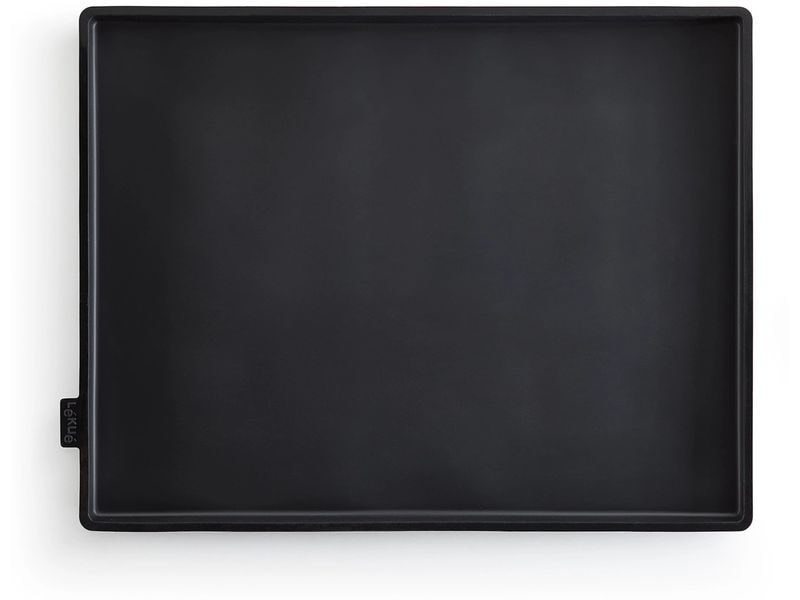 Lékué Backmatte Silikon, Schwarz, 40 x 30 cm Backmatte mit Rand