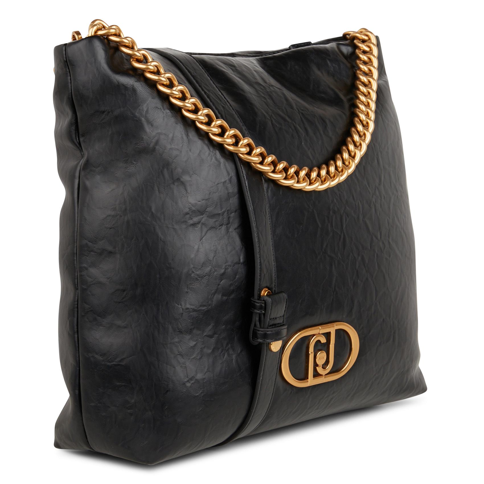 Sac à main effet cuir | Noir