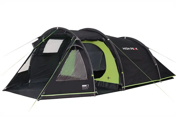 High Peak Atmos 3, Kuppeltelt, 3 person(er), Sort, Grøn