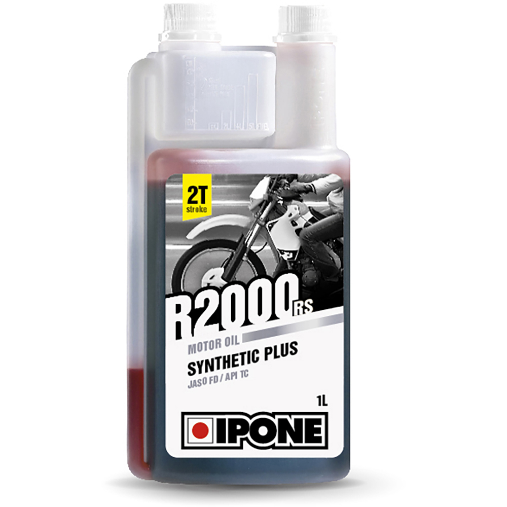 Ipone - Huile moteur semi-synthétique R2000 RS - moto 2 temps