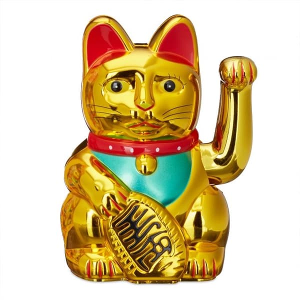 Maneki Neko vinkende katt 16 cm