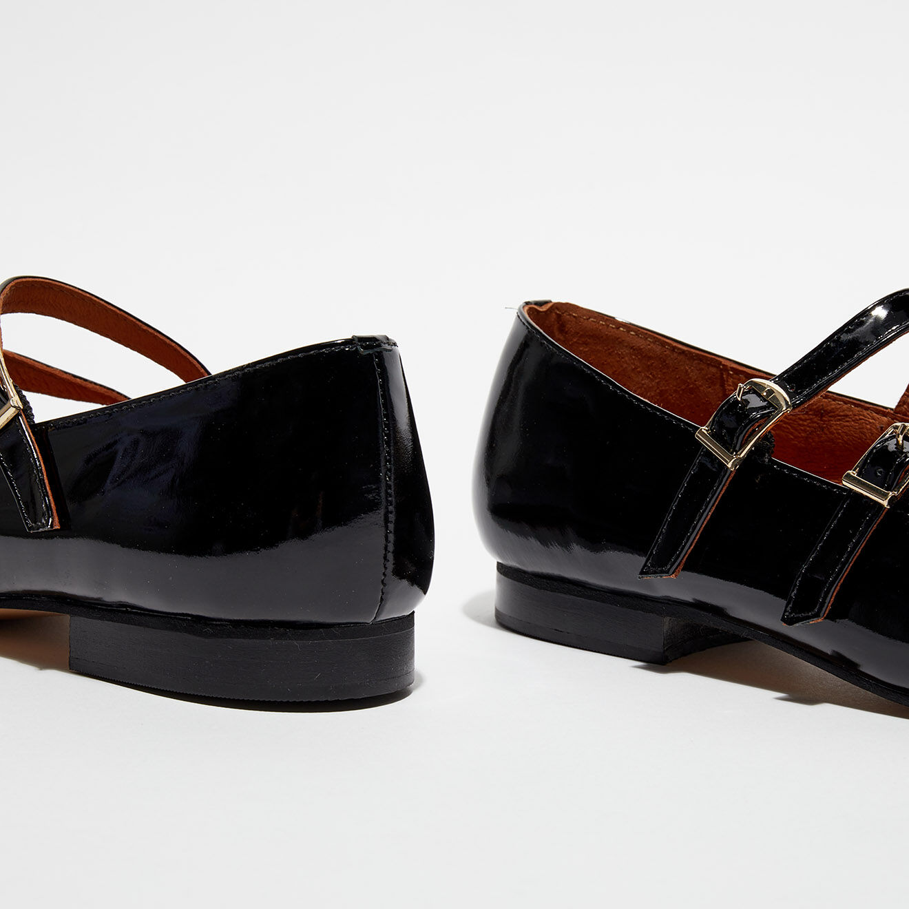 Quartier Latin Babies en Cuir verni Justine noires