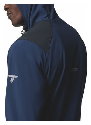 Veste Softshell Columbia Triple Canyon Hooded Bleu Homme
