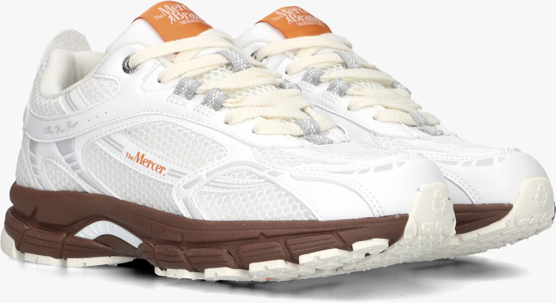 witte mercer amsterdam lage sneakers the re-run grape