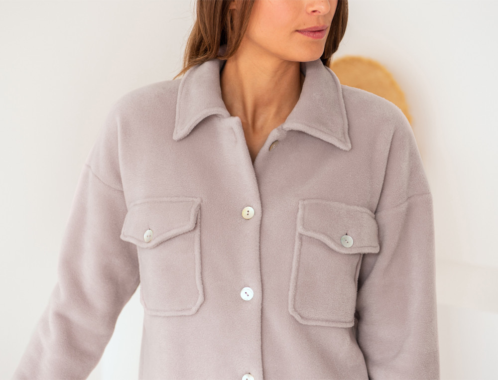 Veste polaire uni-Solveig