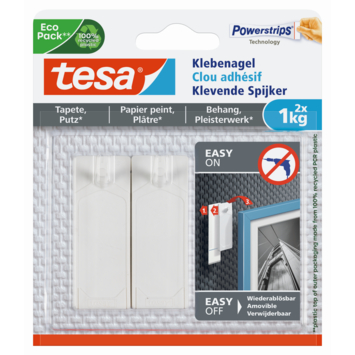 Tesa Klevende Spijker voor Behang & Pleisterwerk