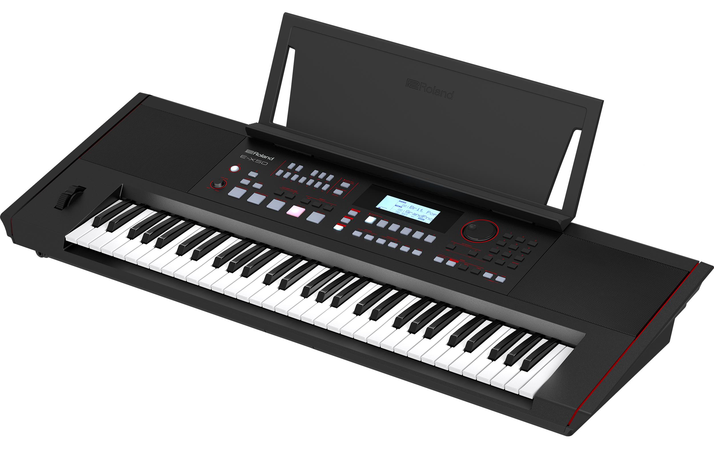Keyboard E-X50<br>Leistungsstarkes Entertainment-Keyboard mit professionellen Sounds