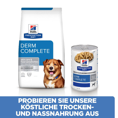Hill's VET Hund Prescription Diet Derm Complete 12x370g