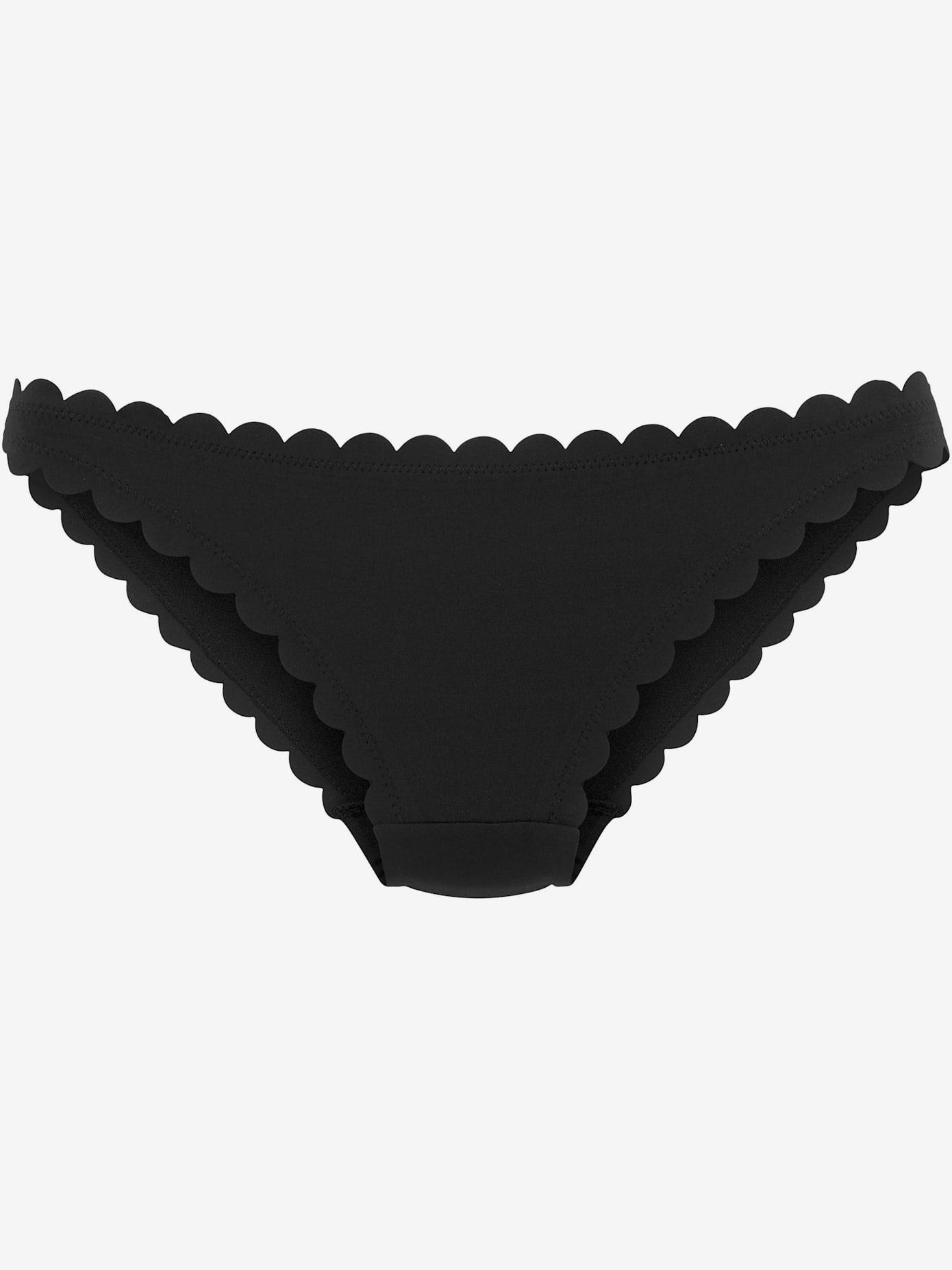 Bas de maillot de bain bords ondulés au laser