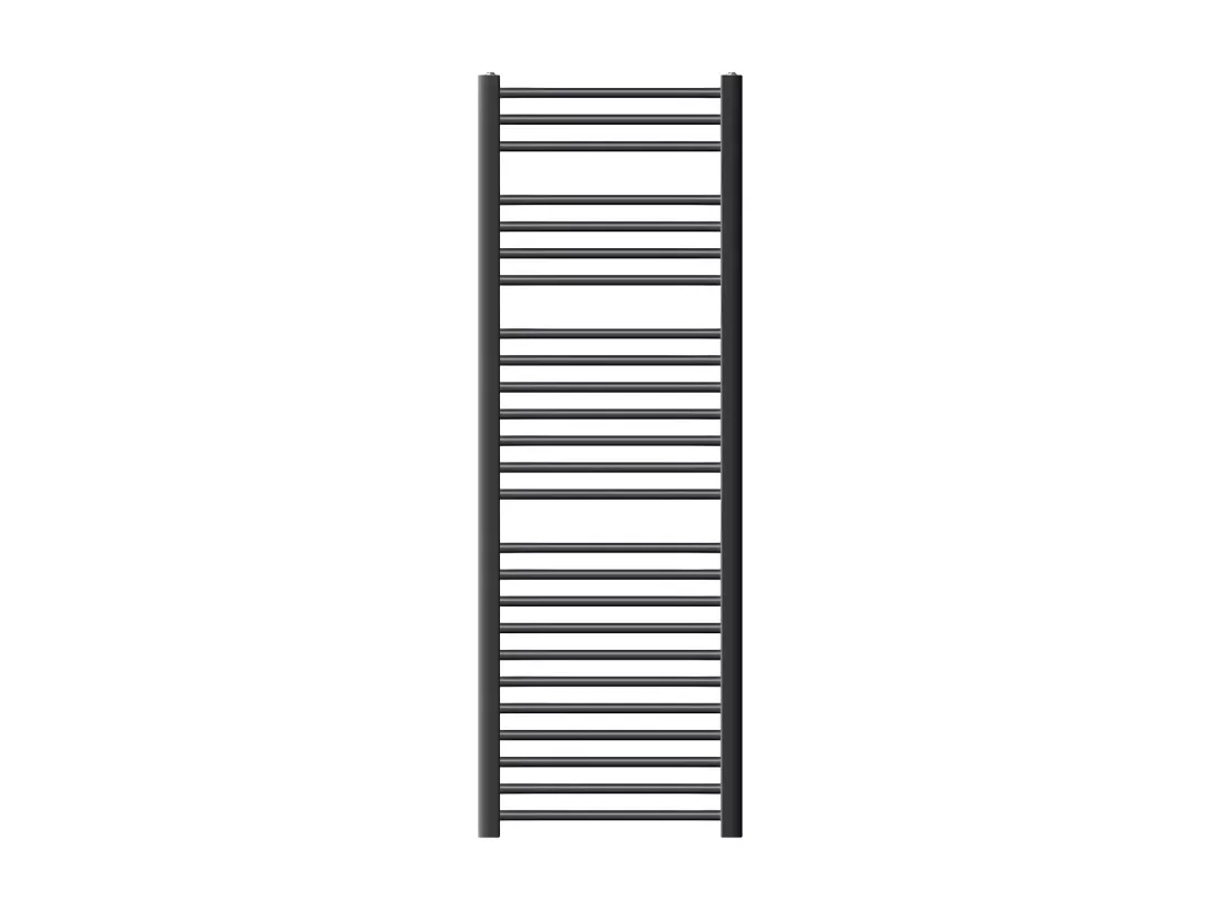 Radiateur sèche-serviette forme droite anthracite connexion latérale 50x150 cm