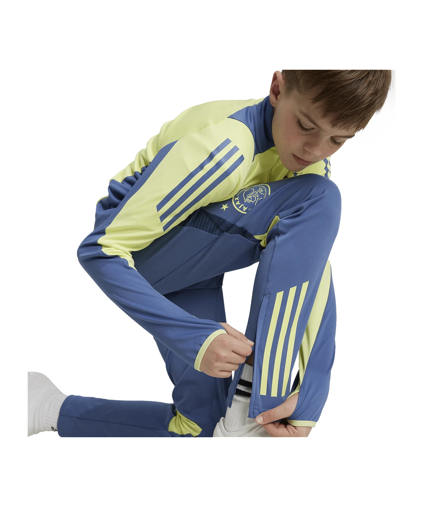 adidas Ajax Amsterdam Trainingshose Kids Blau