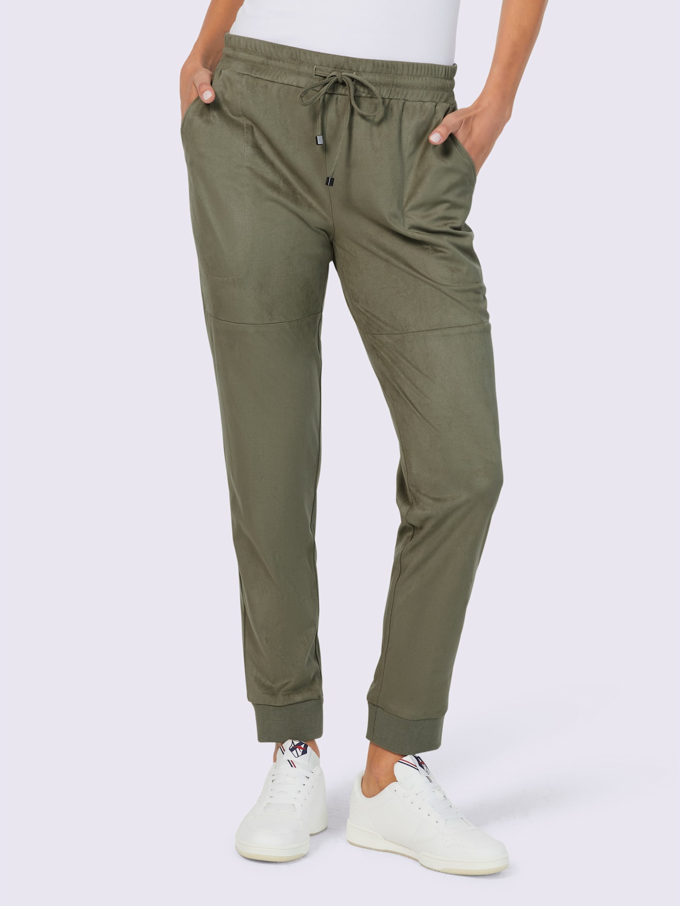 Pantalon imitation cuir velours douce