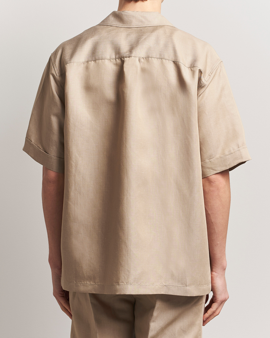 CDLP Camp Collar Shirt Hazel Beige