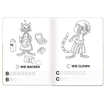 Trötsch Trötsch Pettersson & Findus ABC Malbuch