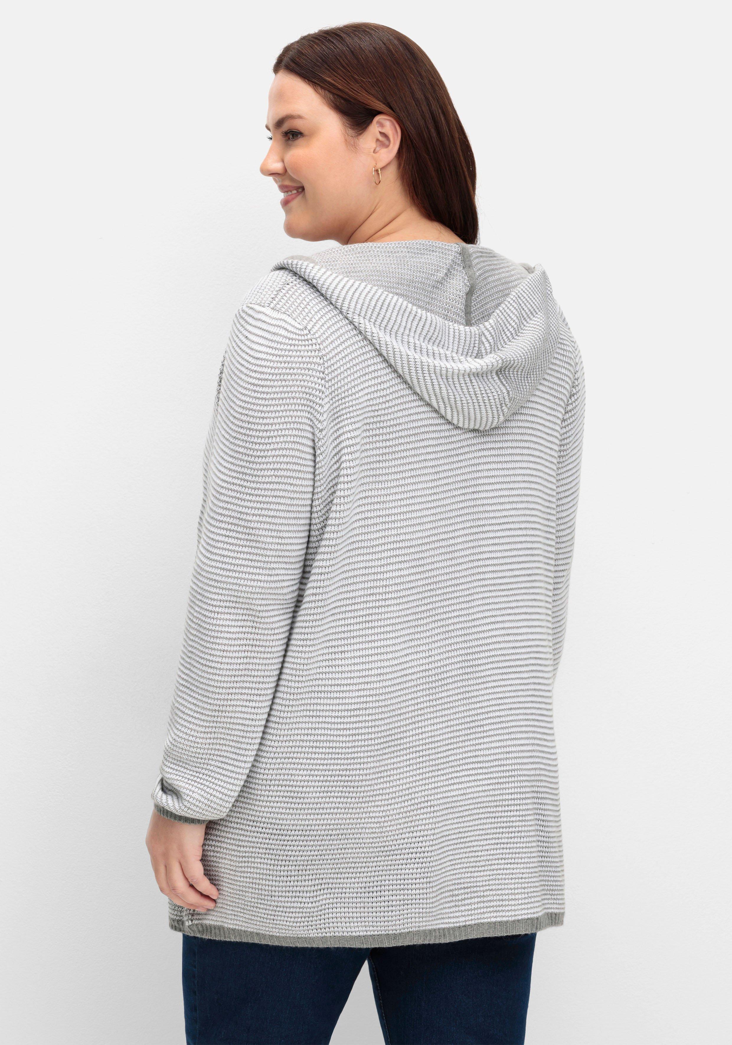 Strickjacke in Longform, mit Taschen