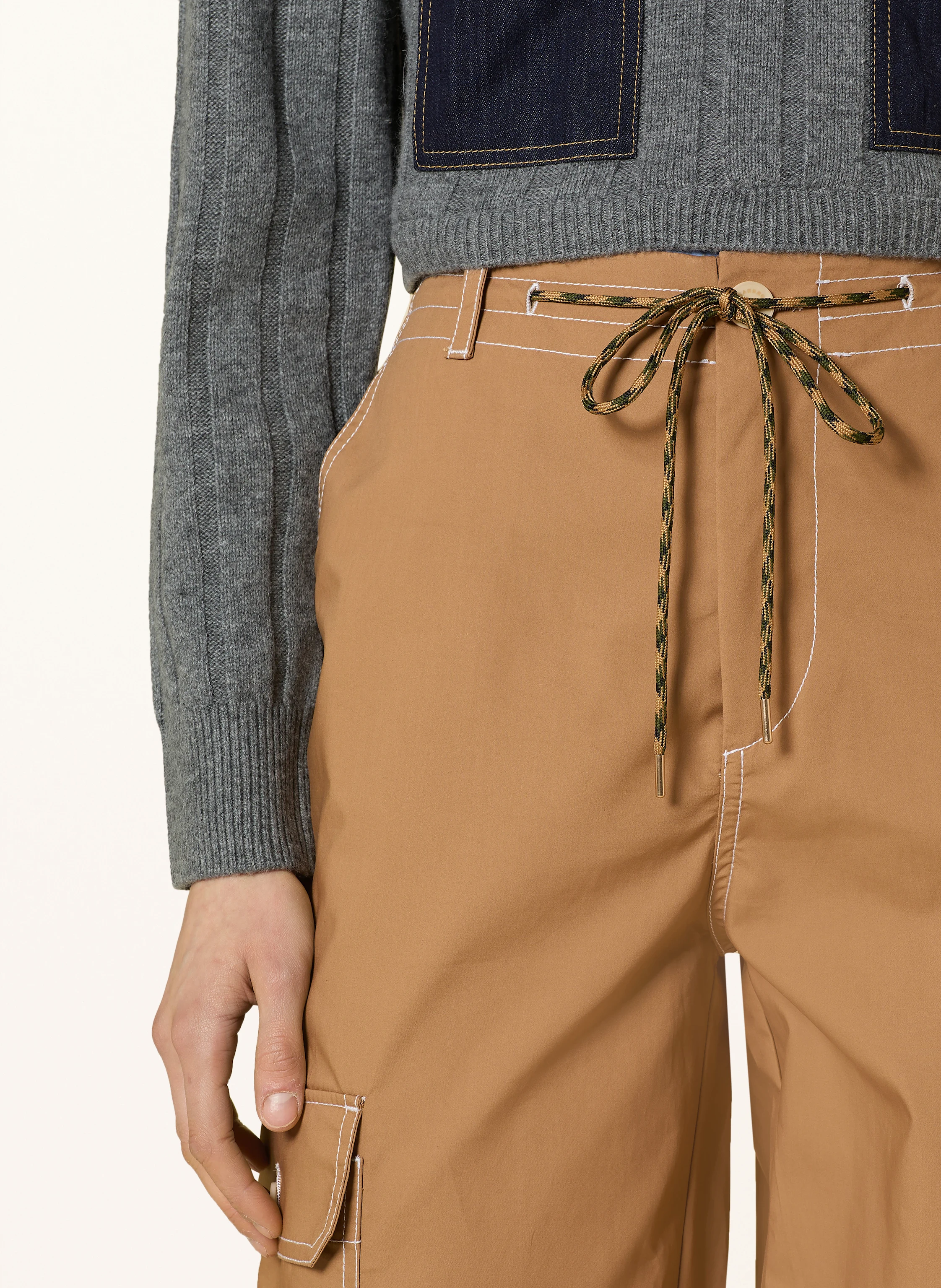 SANDRO Cargohose im Jogging-Stil