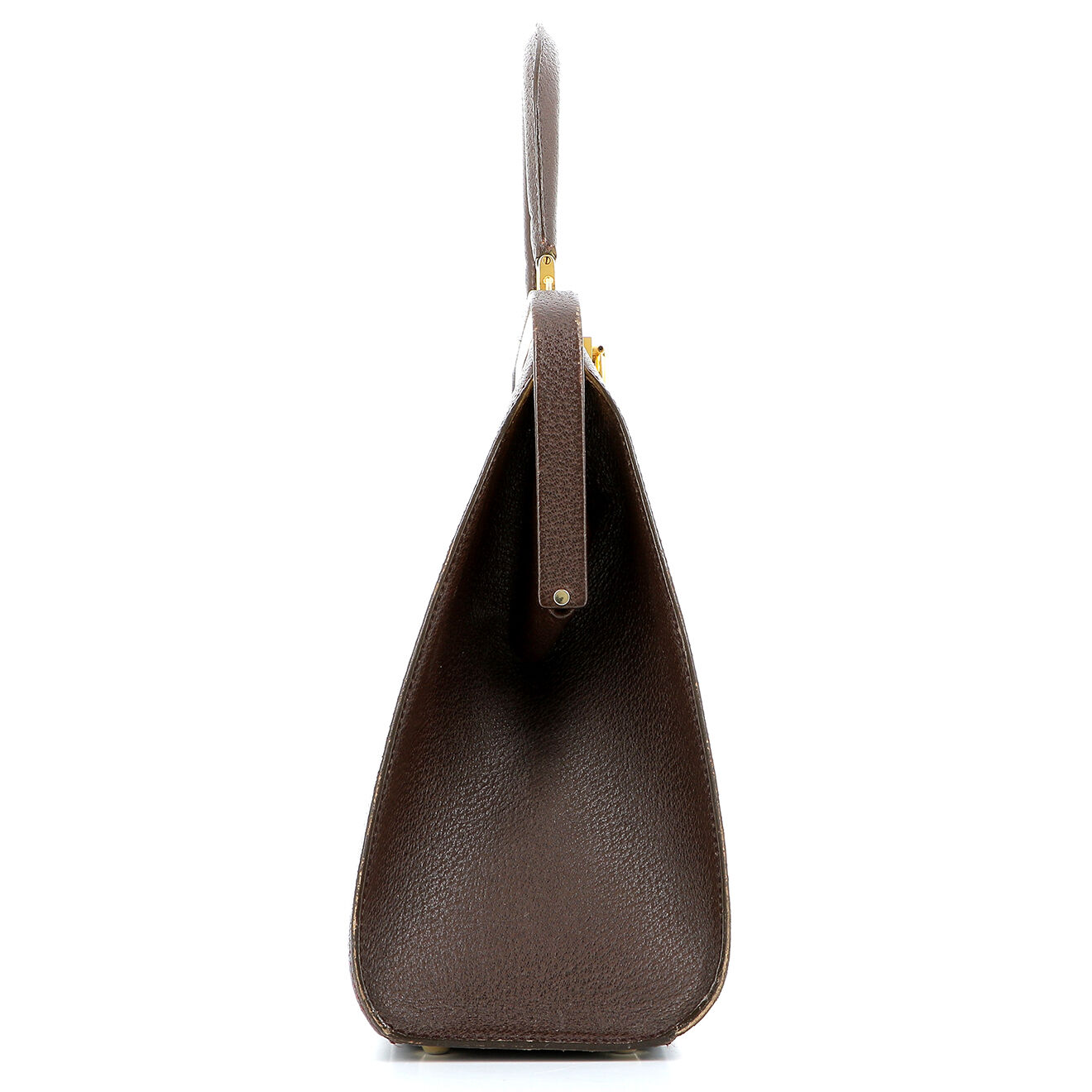 Dior Sac à main vintage dior en Cuir marron Très bon état - 33x25 cm