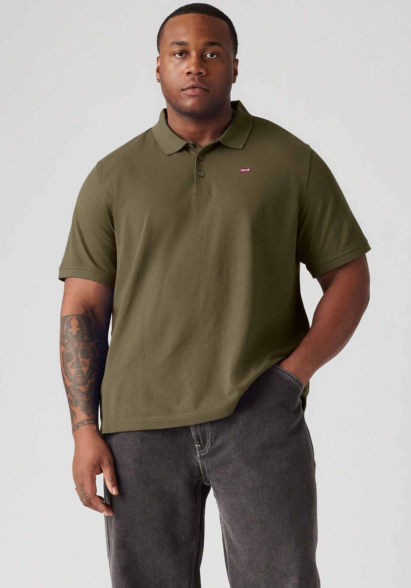 Levi's® Plus Poloshirt »BIG O.G. BATWING POLO«