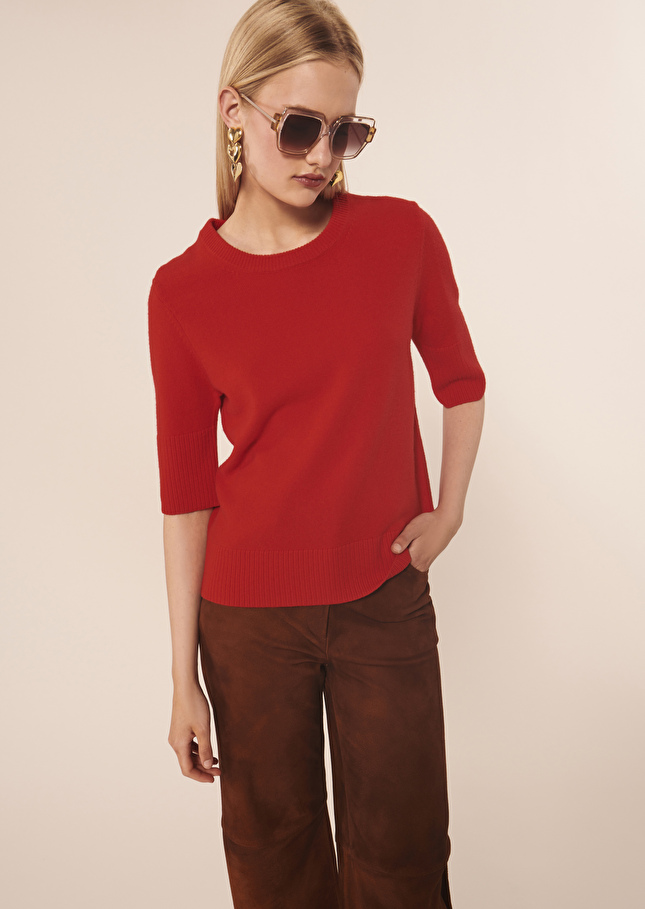 Pull Paolinerouge en laine