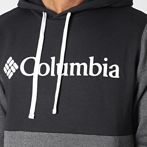 Sweat Capuche Trek Colorblock 1976933 Noir Gris Chiné