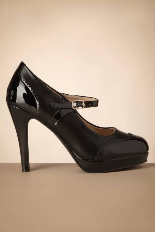 Banned Retro Classic Mary Jane pumps in zwart