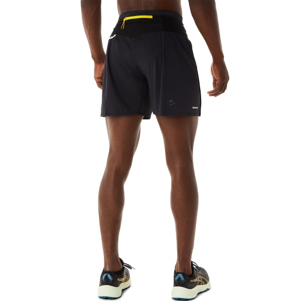 Short running ASICS FUJITRAIL SHORT PERFORMANCE BLACK
