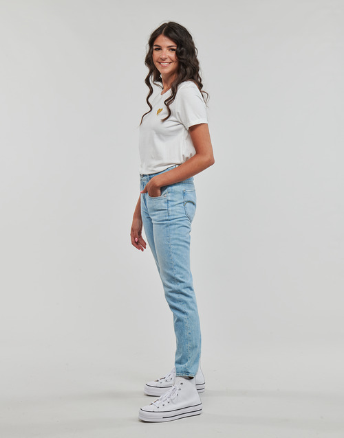 Only - ONLKITA S/S LOGO TOP - Blanc
