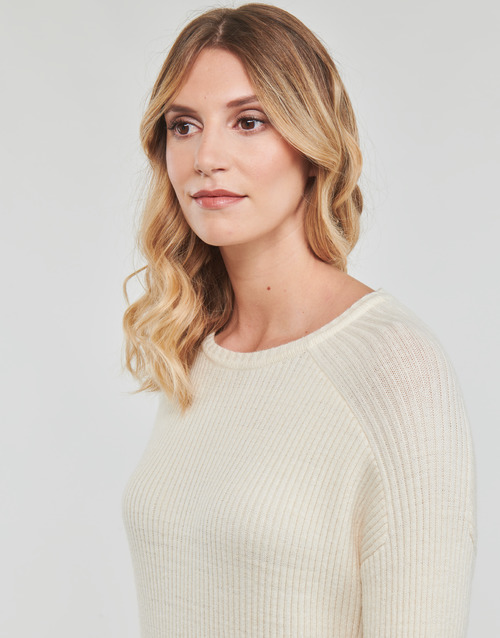 Only - ONLFIA KATIA L/S DRESS CC KNT - Ecru