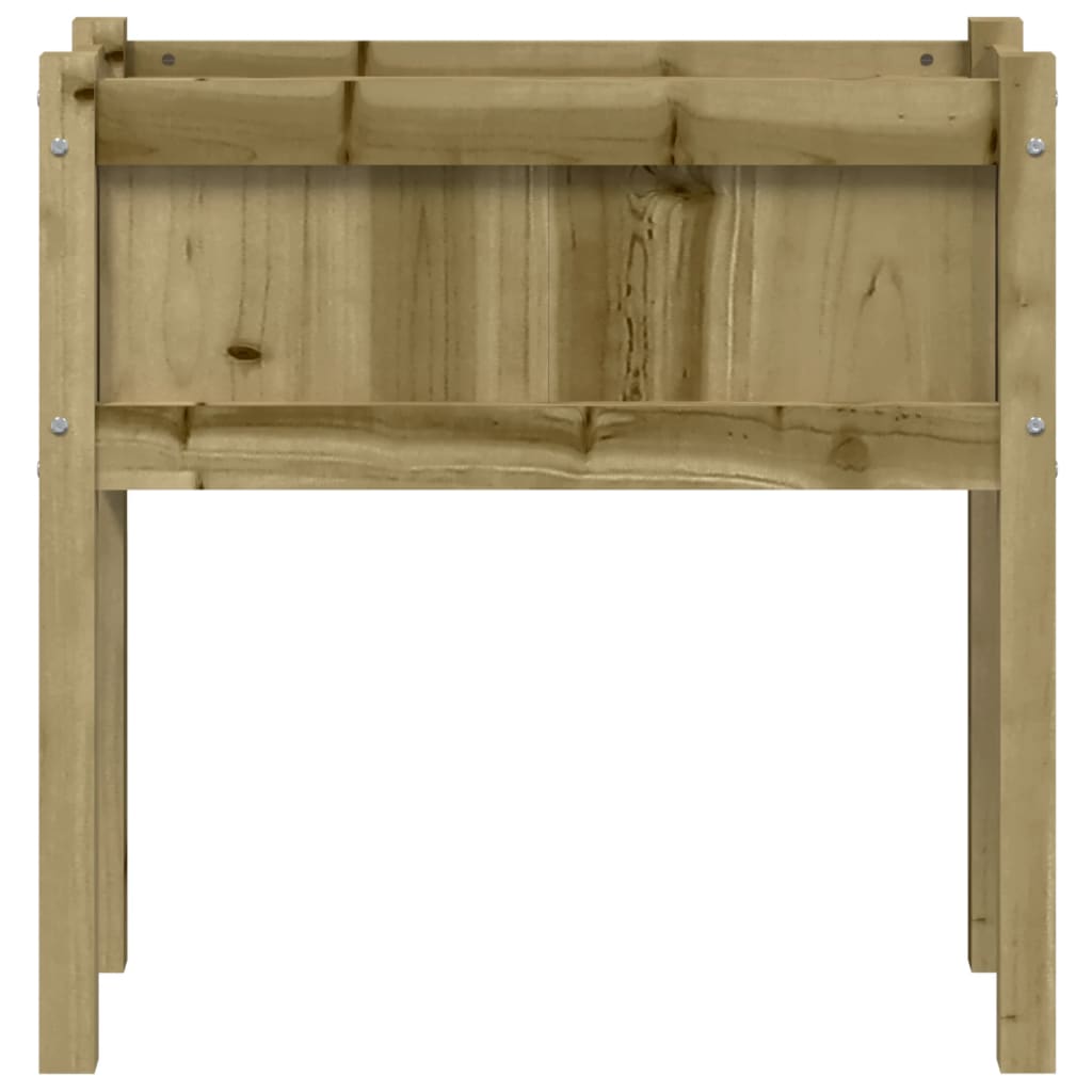 Jardinière avec pieds 70x31x70 cm bois de pin imprégné