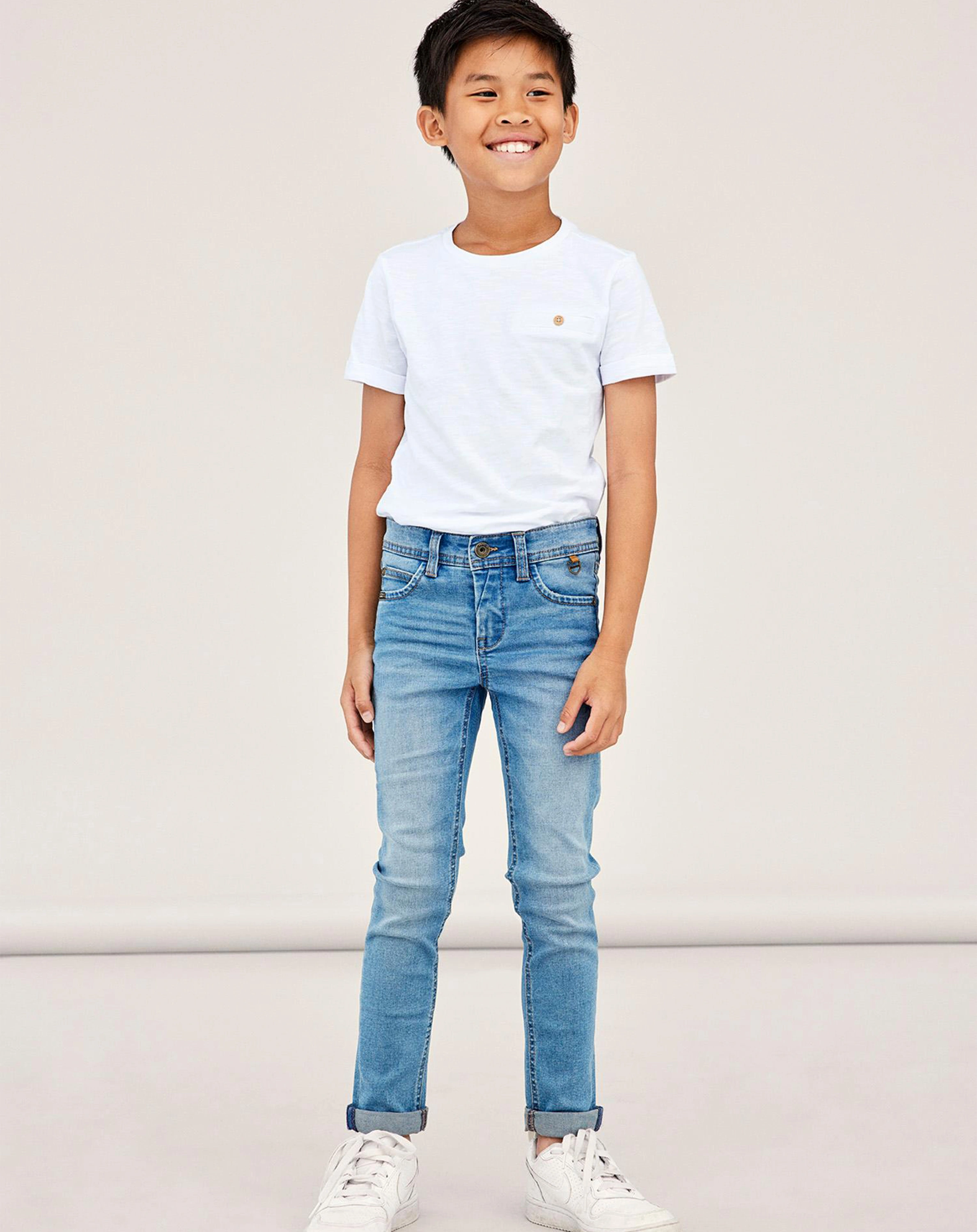 Jeanshose NKMTHEO in medium blue