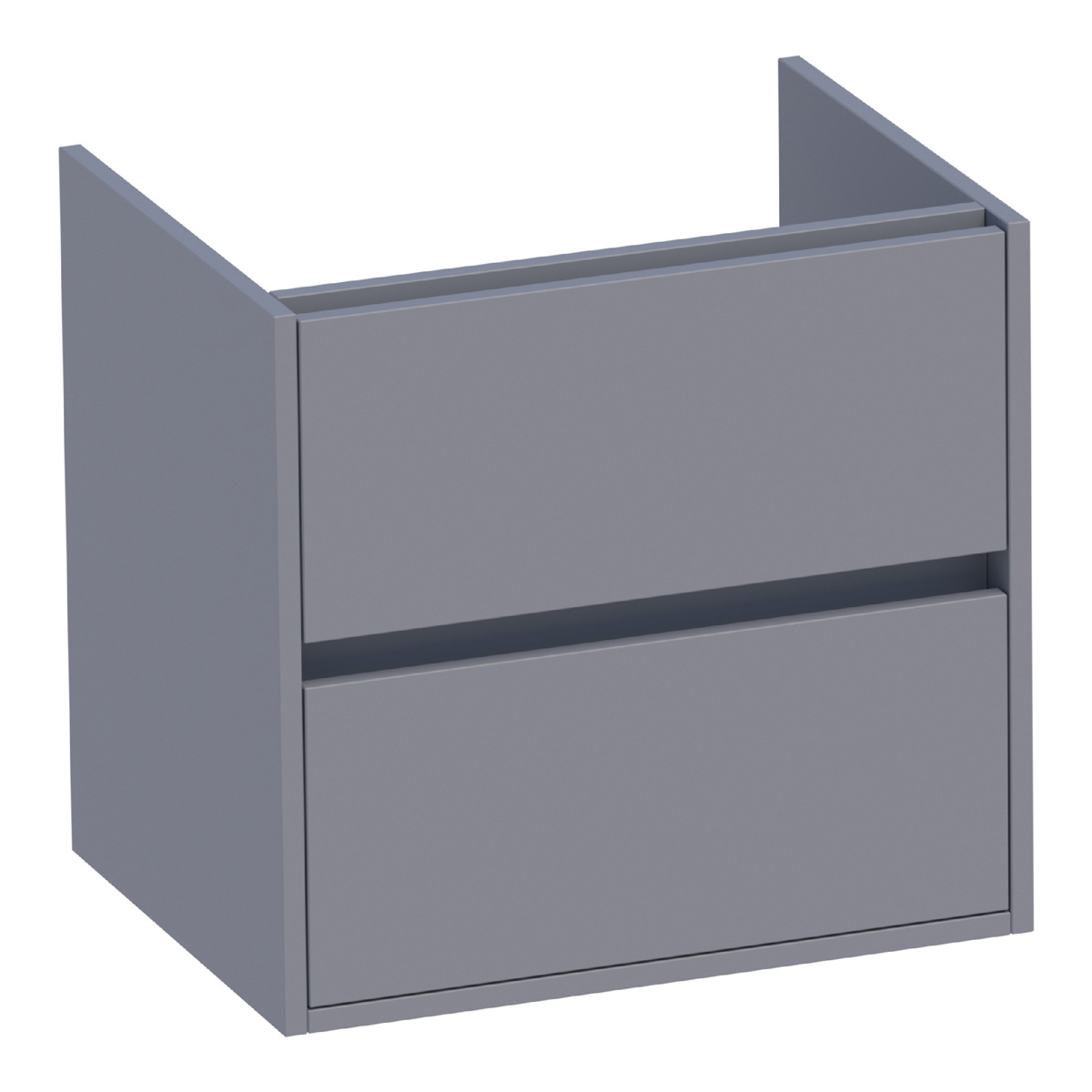 Brauer Adore onderkast 60cm met 2 softclose lades grijs mat