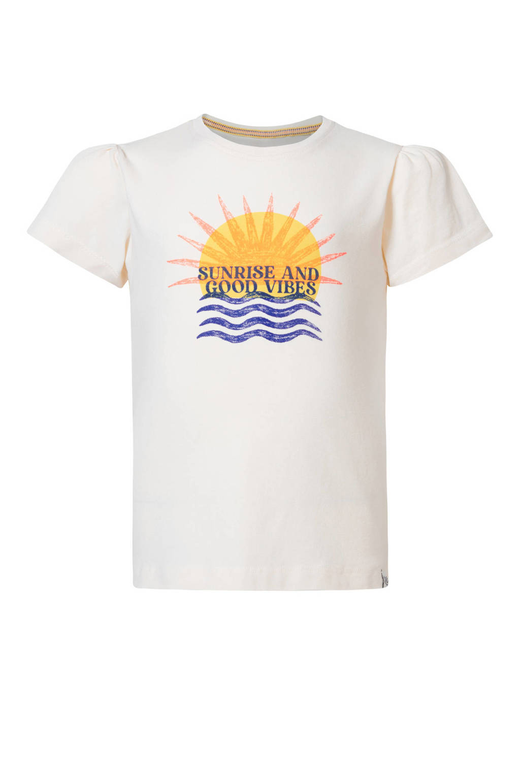 Noppies T-shirt Espy met printopdruk wit