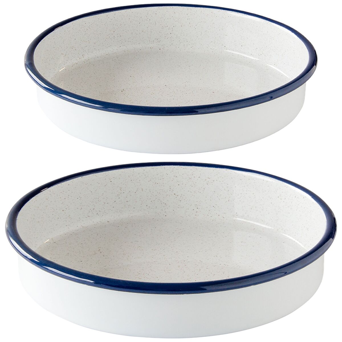 Kockums Jernverk Ildfaste former 24 + 28 cm, hvit
