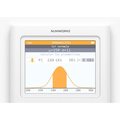 Calculatrice graphique NumWorks - Edition Python - blanche