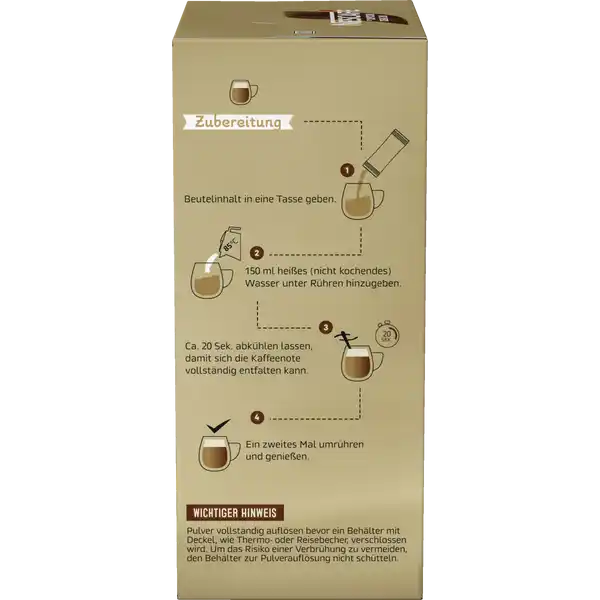 Typ Cappuccino Cremig Zart