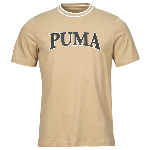 Puma - PUMA SQUAD BIG GRAPHIC TEE - Beige