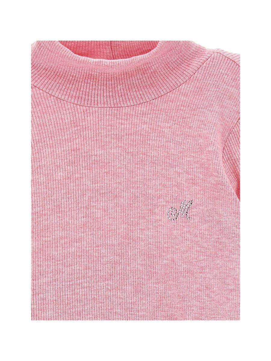 Monnalisa Fine Ribbed Turtleneck