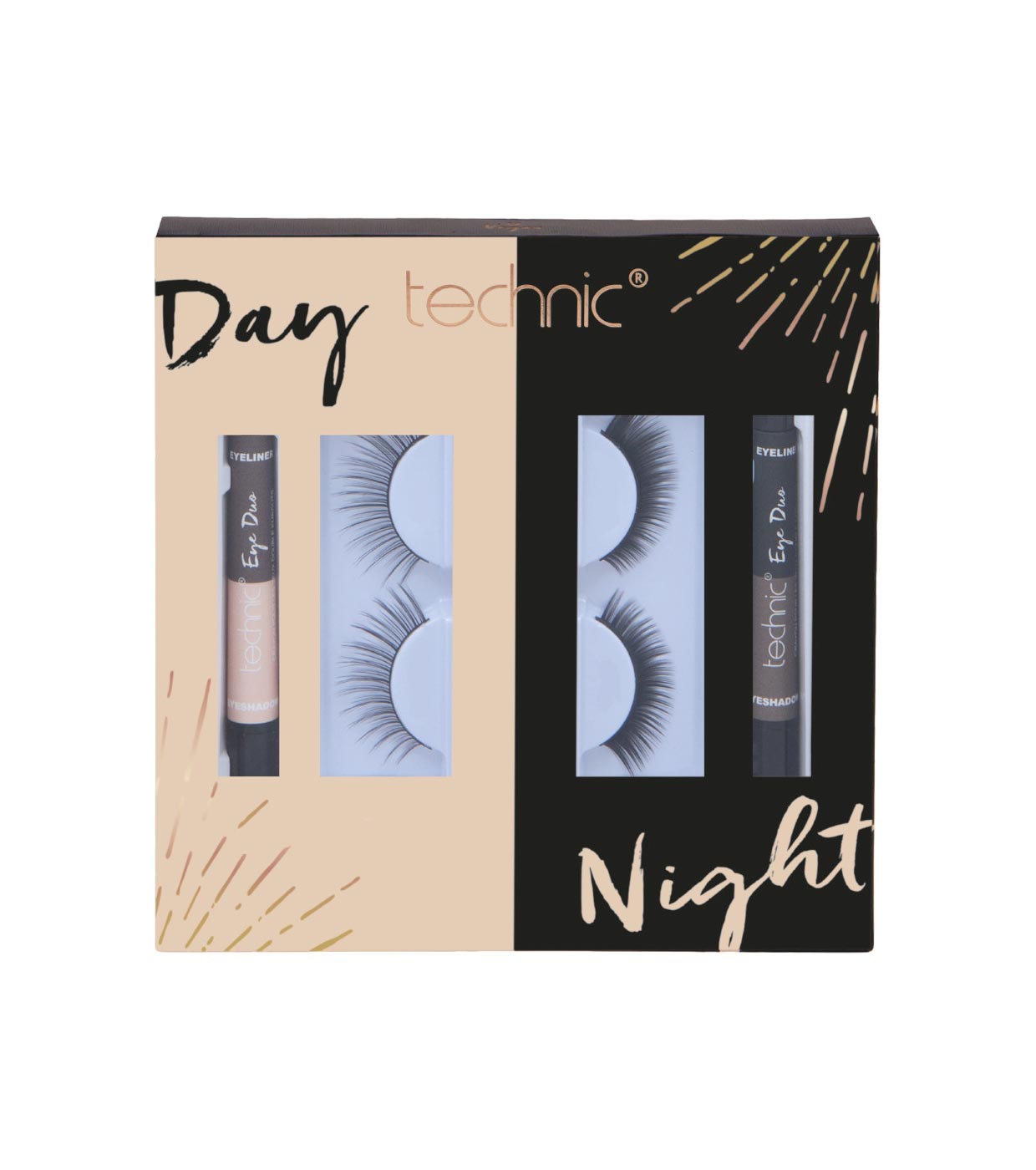 Technic Cosmetics - Conjunto de maquiagem para olhos Day & Night
