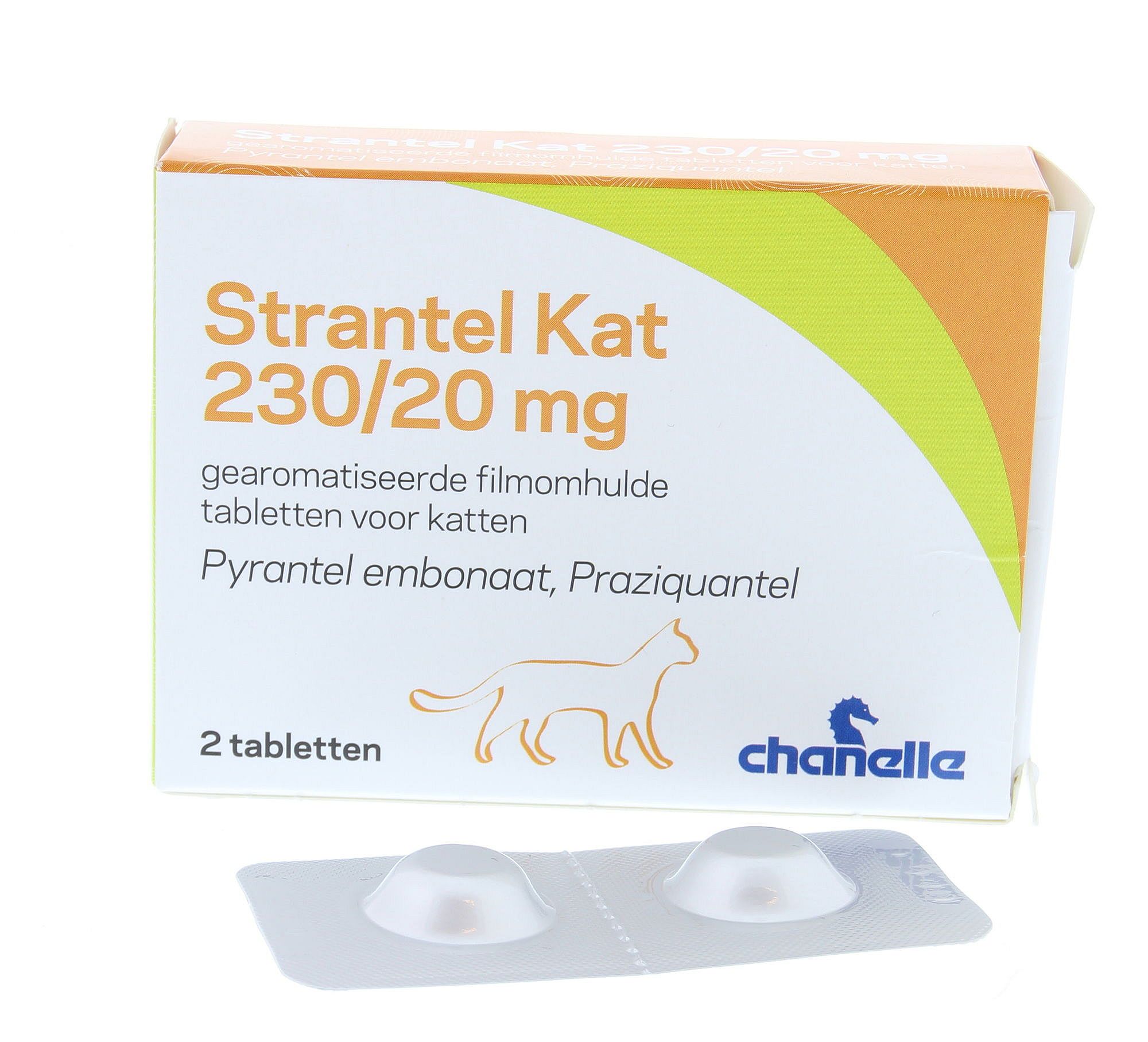 Strantel Kat Ontworming 2 smakelijke tabletten | 10871