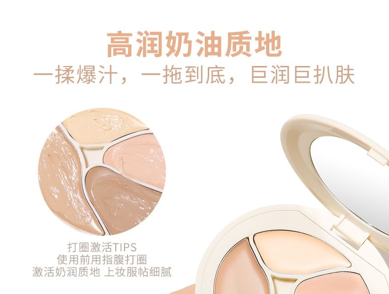 xixi - Lasting Makeup & Clear Four Color Concealer - (1-3)