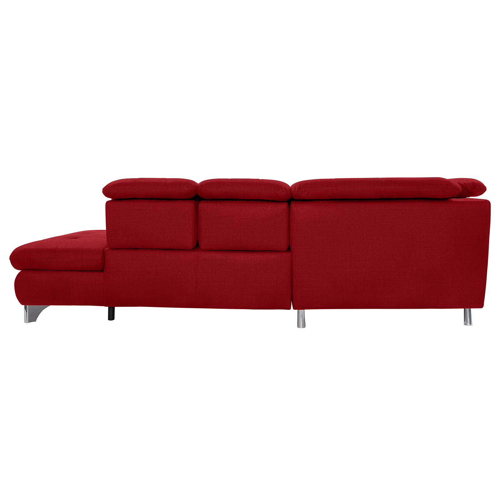 polsterpower Wohnlandschaft - Miro bordeaux - Basismodell - Recamiere links