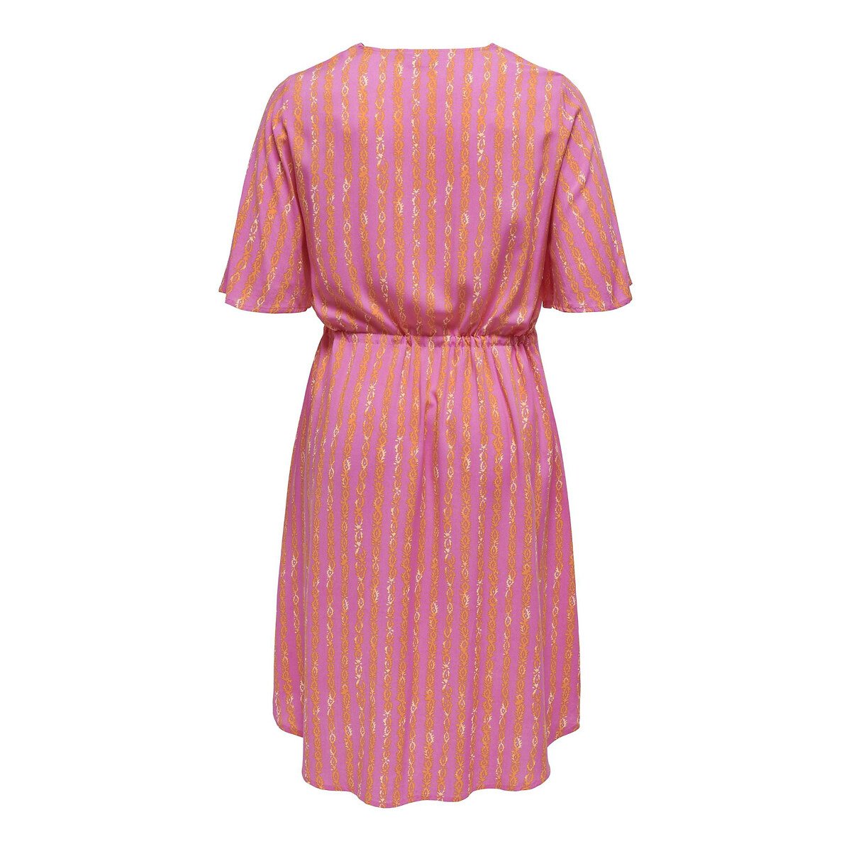 SOMENTE CARMAKOMA<br>Vestido estampado, amarração