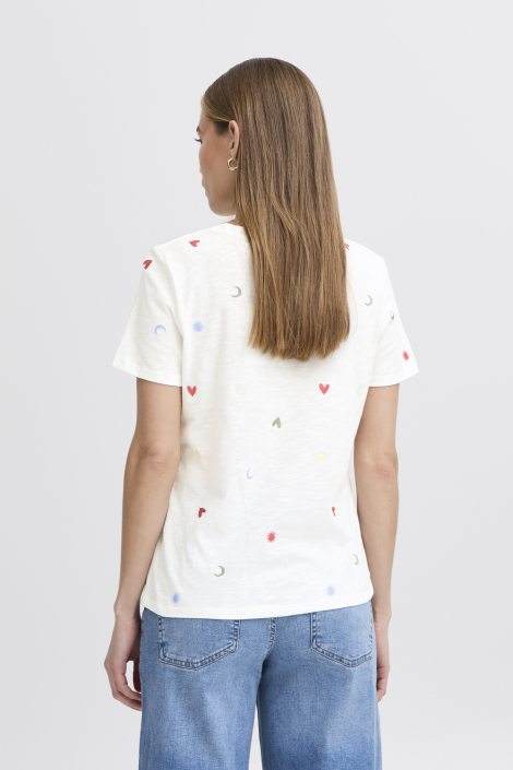 Ichi ecru dames t-shirt