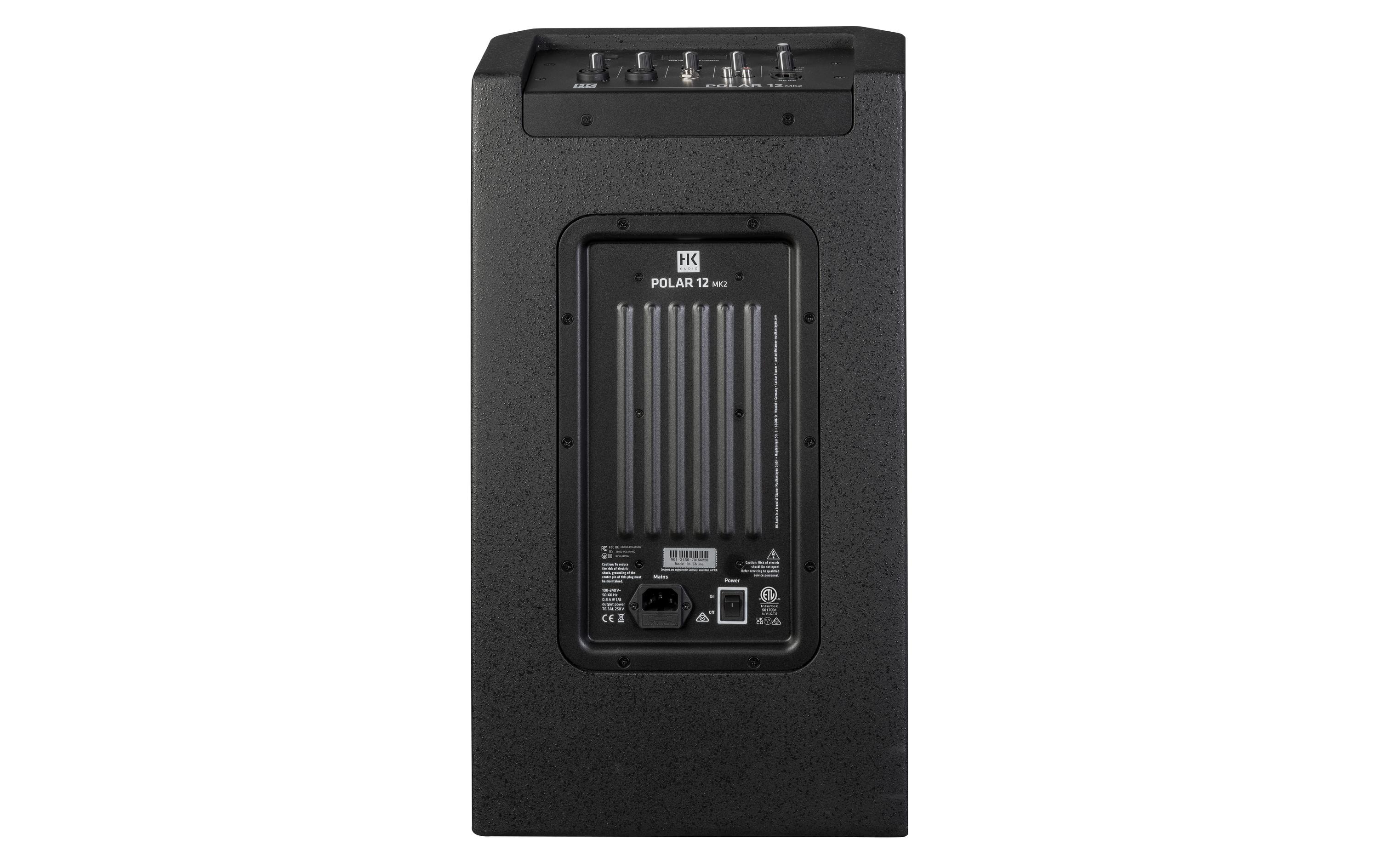 PA-System Polar 12 MK2, Schwarz<br>High-performance active column PA system